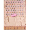Women's Banarasi Silk Printed Unstitched Salwar Suit Material With Dupatta (Pink, 3Mtrs) Women's Banarasi Silk Printed Unstitched Salwar Suit Material With Dupatta (Pink, 3Mtrs)
