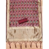Women's Banarasi Silk Printed Unstitched Salwar Suit Material With Dupatta (Maroon, 3Mtrs) Women's Banarasi Silk Printed Unstitched Salwar Suit Material With Dupatta (Maroon, 3Mtrs)