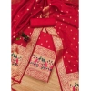 Women's Banarasi Silk Printed Unstitched Salwar Suit Material With Dupatta (Red, 3Mtrs) Women's Banarasi Silk Printed Unstitched Salwar Suit Material With Dupatta (Red, 3Mtrs)