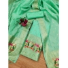 Women's Banarasi Silk Printed Unstitched Salwar Suit Material With Dupatta (Seagreen, 3Mtrs) Women's Banarasi Silk Printed Unstitched Salwar Suit Material With Dupatta (Seagreen, 3Mtrs)