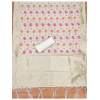 Women's Banarasi Silk Printed Unstitched Salwar Suit Material With Dupatta (White, 3Mtrs)