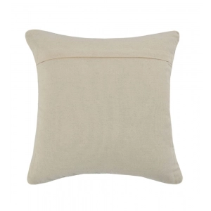 Generic Cotton Diamond Handcrafted Pit Loom Cushion Cover 16x16 Inch Pack of 2 (Grey Cream)