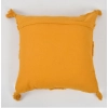 Dropship Cotton Tufted Cushion Pillow Cover 16x16 Inch Pack of 2 (Yellow)