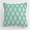 Dropship Cotton Handcrafted Pit Loom Cushion Cover 16x16 Inch Pack of 2 (Sea Green)
