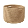 Dropship Cotton Storage Rope Woven Baskets 9x7 Inch Pack of 1 (Beige)