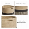 Dropship Cotton Large Woven Storage Basket 11x11 Inch Pack of 1 (Beige)