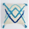 Dropship Cotton Tufted Cushion Pillow Cover 16x16 Inch Pack of 2 (Slug Double)