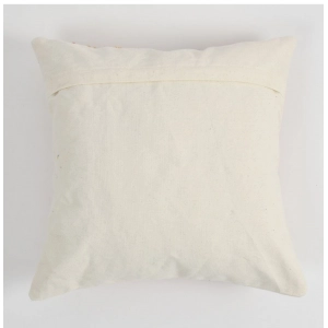 Generic Cotton Tufted Cushion Pillow Cover 16x16 Inch Pack of 2 (Ranibow)