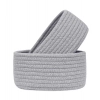 Dropship Cotton Storage Rope Woven Baskets Pack of 2 (Grey)
