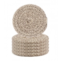 Cotton Rope Drink Coasters 6 Pcs Set (Mix)