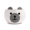 Dropship Cotton Bear Shaped Storage Baskets Pack of 1 (White)