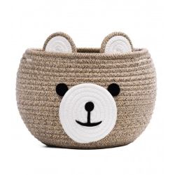 Cotton Bear Shaped Storage Baskets Pack of 1 (Mix)