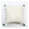 Dropship Cotton Tufted Cushion Pillow Cover 16x16 Inch Pack of 2 (Green)