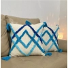 Dropship Cotton Tufted Cushion Pillow Cover 16x16 Inch Pack of 2 (Slug Double)