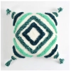Dropship Cotton Tufted Cushion Pillow Cover 16x16 Inch Pack of 2 (Green)