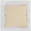 Dropship Cotton Striped Handcrafted Pit Loom Cushion Cover 16x16 Inch Pack of 2 (Black Cream)