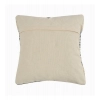Dropship Cotton Diamond Handcrafted Pit Loom Cushion Cover 16x16 Inch Pack of 2 (Black Cream)