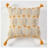 Dropship Cotton Handcrafted Pit Loom Cushion Cover 16x16 Inch Pack of 2 (Yellow)