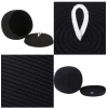 Dropship Cotton Bear Shaped Storage Matka Basket With Lid Pack of 1 (Black)