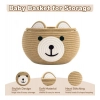 Dropship Cotton Bear Shaped Storage Baskets Pack of 1 (Beige)