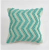 Dropship Cotton Handcrafted Pit Loom Cushion Cover 16x16 Inch Pack of 2 (Sea Green)
