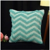Dropship Cotton Handcrafted Pit Loom Cushion Cover 16x16 Inch Pack of 2 (Sea Green)