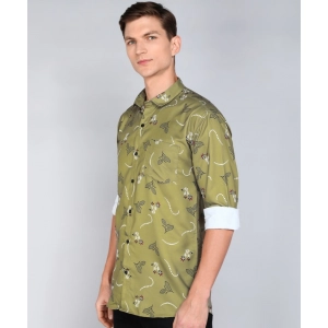 Generic Men's Casual Viscose Rayon Printed Full Sleeve Collar Shirt (Multicolor)