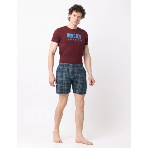 Generic Pack_of_2 Men's Polycotton Checked Boxer Shorts (Multicolor)