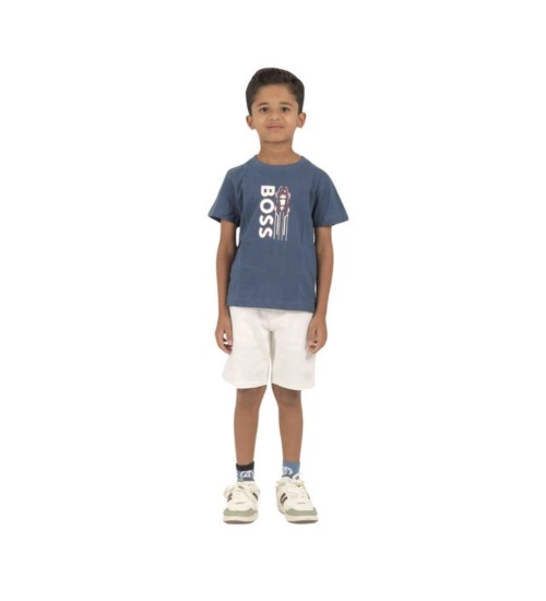 Pack of 3 Boy's Cotton Printed Short Sleeve T-Shirt's (Multicolor)