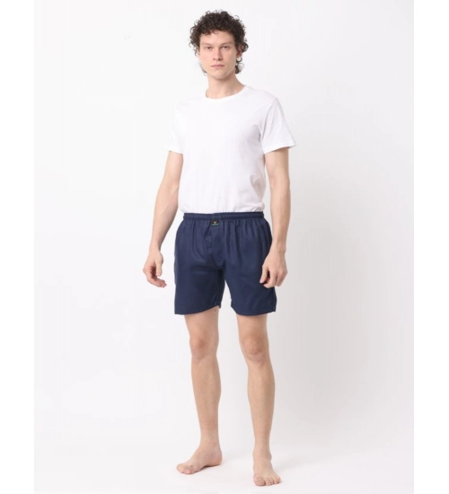 Pack_of_2 Men's Polycotton Solid Boxer Shorts (Multicolor)