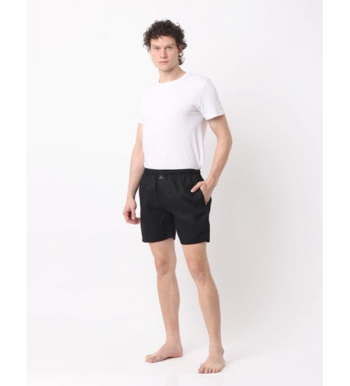 Pack_of_2 Men's Polycotton Solid Boxer Shorts (Multicolor)