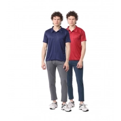 Pack of 2 Men's Casual Cotton Blend Solid Short Sleeve Tshirts (Multicolor)