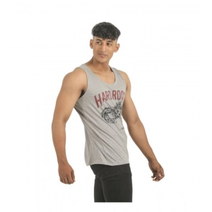 Generic Pack of 2 Men's Casual Cotton Printed Sleeveless Sleeve Tshirts (Multicolor)