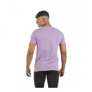Generic Pack of 2 Men's Casual Cotton Solid Short Sleeve Tshirts (Multicolor)