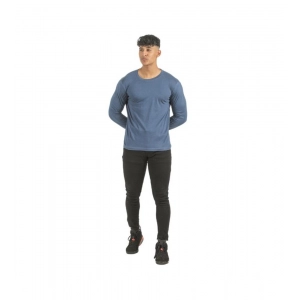 Generic Pack of 2 Men's Casual Cotton Solid Full Sleeve Tshirts (Multicolor)