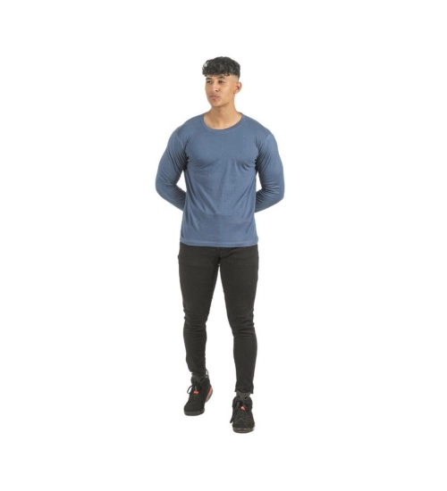 Pack of 2 Men's Casual Cotton Solid Full Sleeve Tshirts (Multicolor)