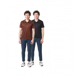 Pack of 2 Men's Casual Cotton Blend Solid Short Sleeve Tshirts (Multicolor)