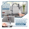 Dropship Plastic Faucet Waterfall Kitchen Tap Anti Splashing (Silver)