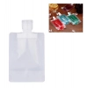 Dropship 6Pcs Plastic Reusable Refillable Squeeze Lotion Bag (White)