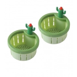 2Pcs Plastic Kitchen Sink Drain Strainer (Multicolor)