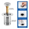 Dropship Steel Drain Filter Pop-Up Sink (Silver)