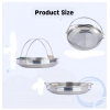 Dropship Steel Stainless Steam Bowl with Ergonomic (Silver)