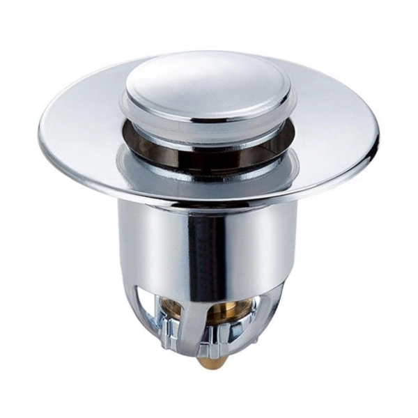 Dropship Plastic Stainless Steel Pop-Up Sink Stopper (Silver)