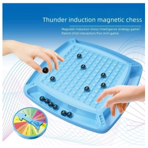 Generic Plastic Magnetic Chess Games with Stones (Blue)