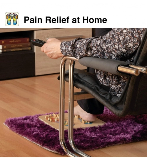 Wood Point Foot Massager For Reflexology Trigger Feet  (Wood)