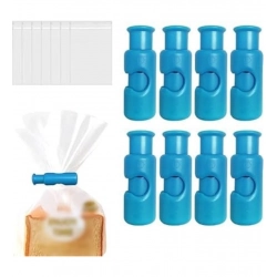 6Pcs Plastic Food Bag Sealing Clips (Multicolor)
