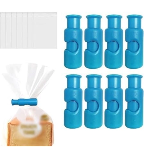 6Pcs Plastic Food Bag Sealing Clips (Multicolor)