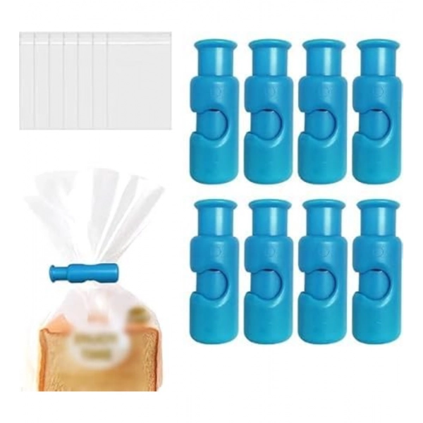 Dropship 6Pcs Plastic Food Bag Sealing Clips (Multicolor)