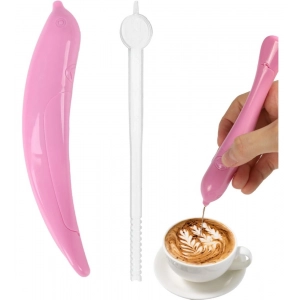 Generic Plastic Latte Art Pen & DIY Spice Decoration Tool (Multicolor)