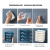 Dropship Plastic 6 Layer Kitchen Rack Stand (Blue)